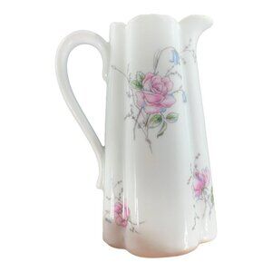 Vintage Limoges Haviland Fine Porcelain Ceramic Pitcher Creamer Made In France